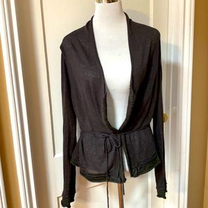 Sandwich grey cardigan